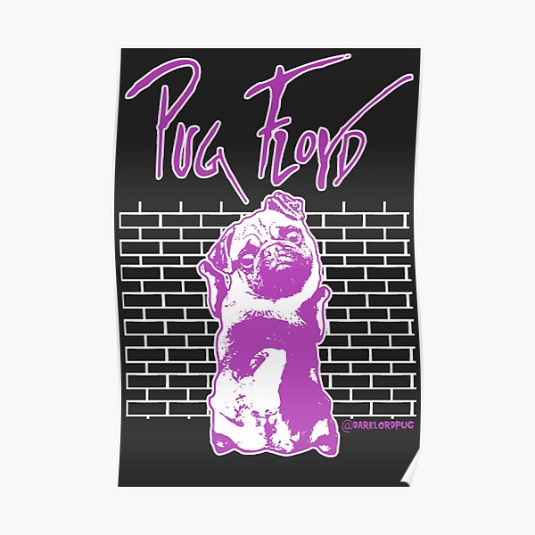 Pug Floyd Poster