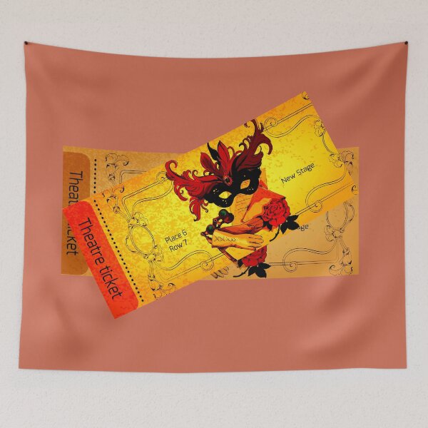 Item preview, theatre tickets - for men, women, children who love theater, drama and comedy designed and sold by sweetees4u.