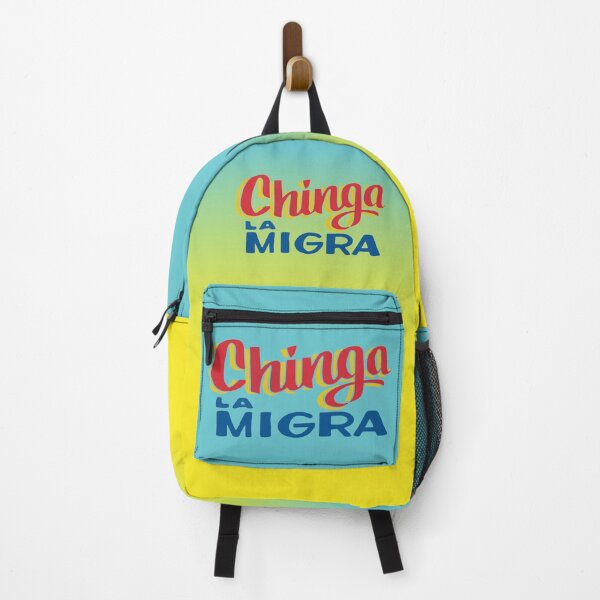 Item preview, Colorful Chinga la migra hand-writing banner lettering rotulo designed and sold by T-Mex.