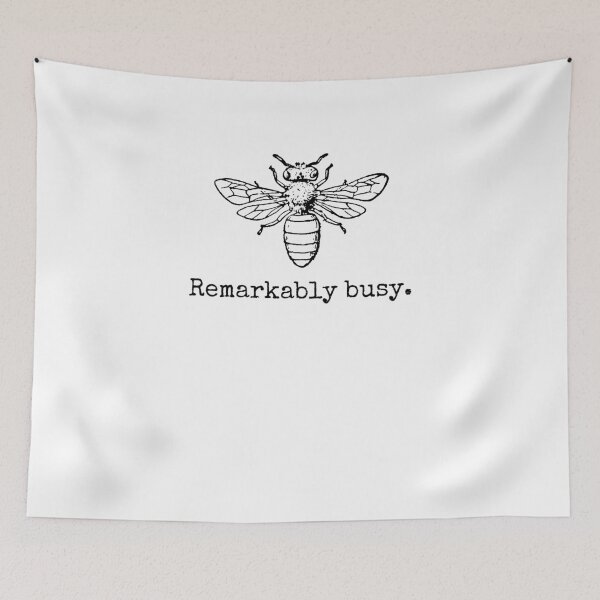 Item preview, Remarkably Busy Bee funny busy person joke beekeeper humor designed and sold by snowry.