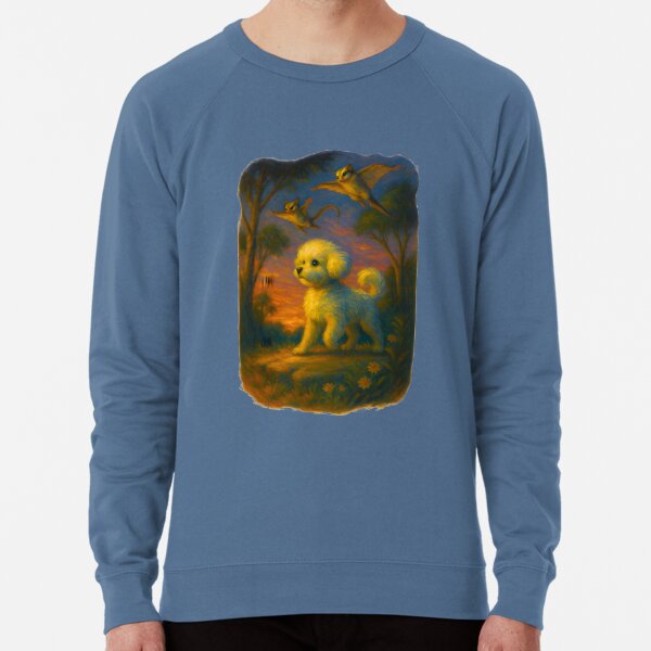 Item preview, Bichon Frise and Sugar Gliders at Twilight – Australian Animal Fantasy Art designed and sold by BichonDesigns.
