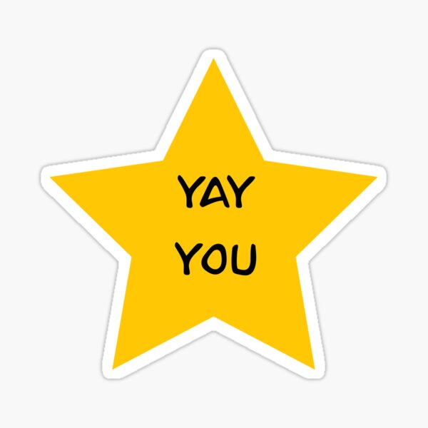 Item preview, Gold Star - Yay You designed and sold by safehaevyn22.