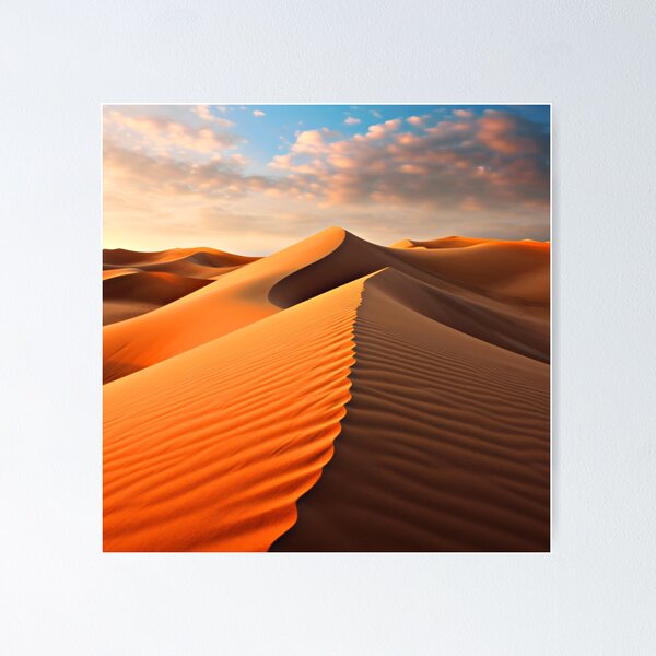 Item preview, Sunset Orange Fantasy Sand Dunes Exotic Digital Art designed and sold by DEC02.