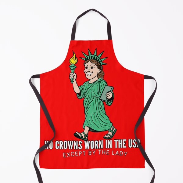 Item preview, No Crowns Worn In The USA Except By The Lady designed and sold by Kate Miller Illustrator.