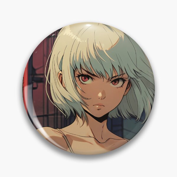 Item preview, Girl with white hair on the street at night  designed and sold by BOZGO.