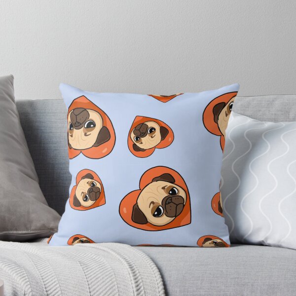 Item preview, Lindo pug de corazón designed and sold by CritterArts.