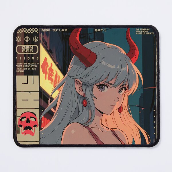 Item preview, Girl with horns on the street 5 designed and sold by BOZGO.