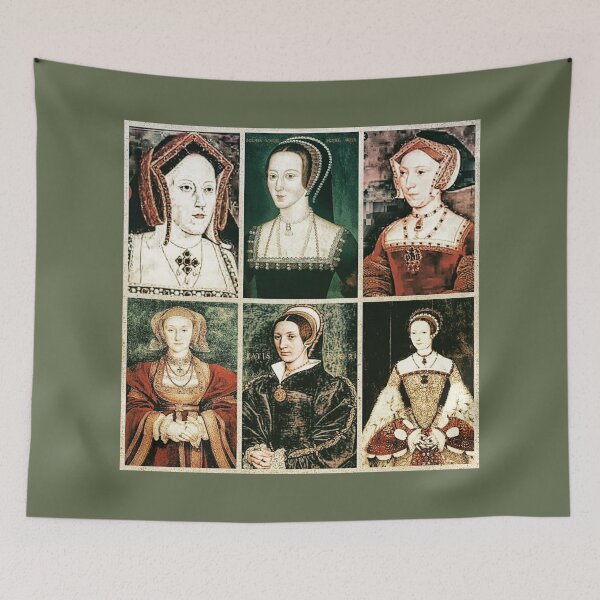 Item preview, Six Wives of Henry VIII group portrait English History designed and sold by CMooreWorx.