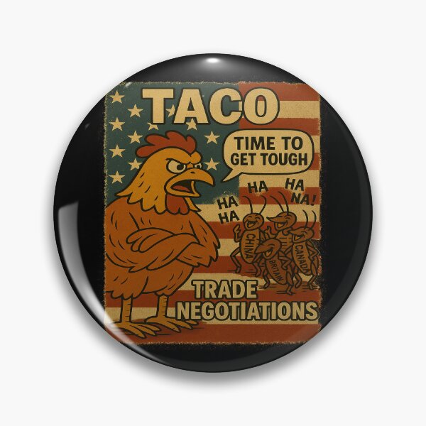 Item preview, Taco Trade Negotiations Funny Politics designed and sold by CoolCrazyQuirky.