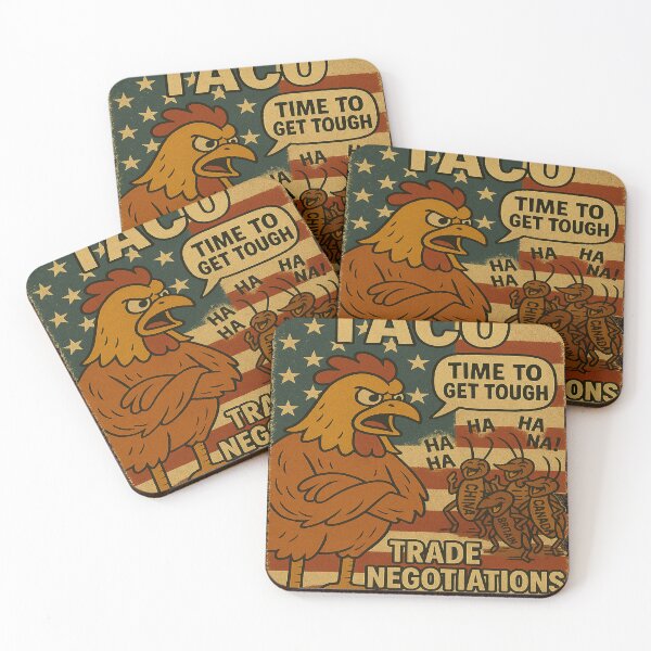 Item preview, Taco Trade Negotiations Funny Politics designed and sold by CoolCrazyQuirky.
