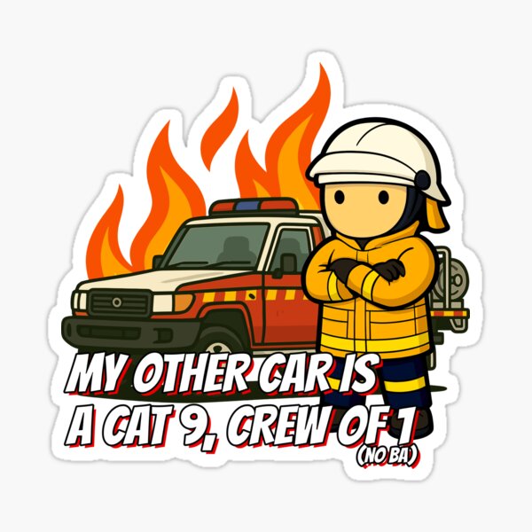 Aperçu de l'œuvre Mon autre voiture est une Cat 9 - Equipage de 1... pas de BA créée et vendue par Flashover.