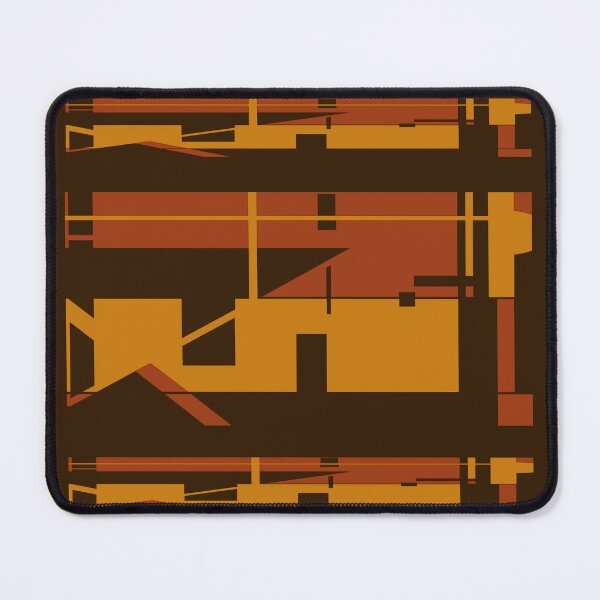 Item preview, Gold Rust on Brown Horizontal Southwest Design designed and sold by ElasticPixels.