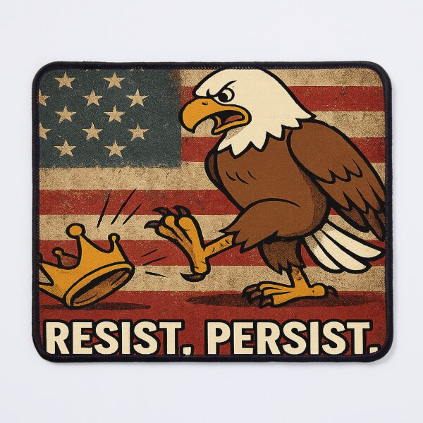 Item preview, No Kings! Resist Persist Insist designed and sold by CoolCrazyQuirky.