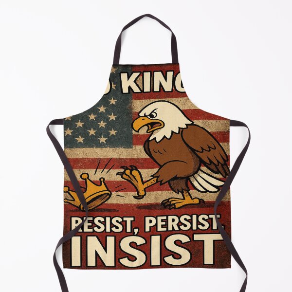 Item preview, No Kings! Resist Persist Insist designed and sold by CoolCrazyQuirky.