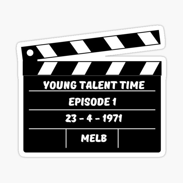 Artikel-Vorschau von FILM CLAPPER – EPISODE 1 AUFGENOMMEN IN MELB AM 23.04.1971, designt und verkauft von yttforever.