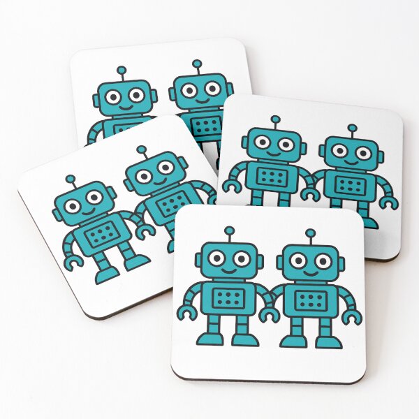 Item preview, Pareja de robots - Equipo de ensueño de desarrolladores backend - Amor del lado del servidor designed and sold by PixelEchos.