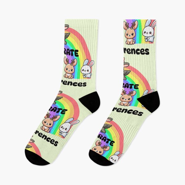 Item preview, Celebrate the Differences Rabbits designed and sold by Ghost on Toast.