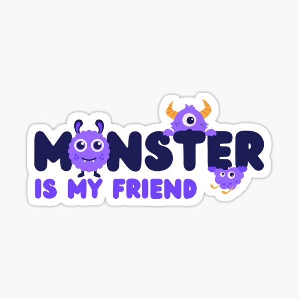 Artikel-Vorschau von Monster ist mein Freund, designt und verkauft von Digitalshub.