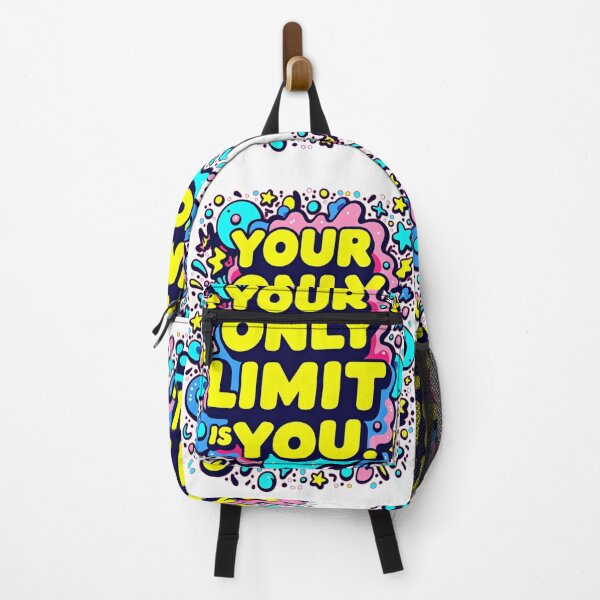 Item preview, Your Only Limit Is You – Motivational Pop Design designed and sold by Bubble-Bay Shop.