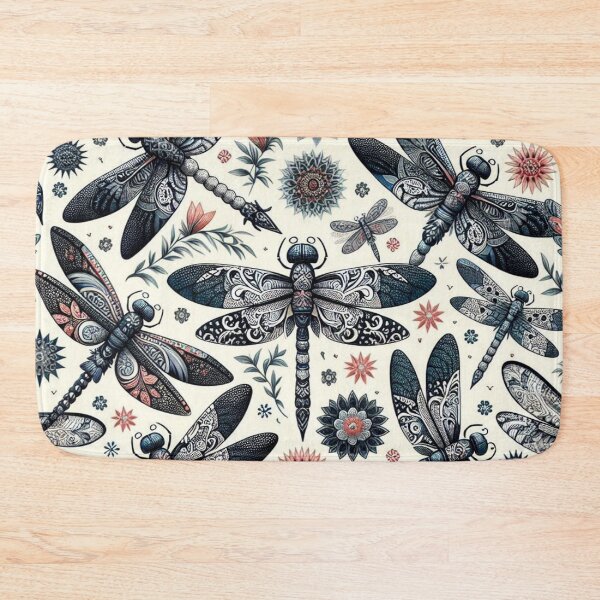 Item preview, Mandala Dragonfly Bloom designed and sold by purplesensation.