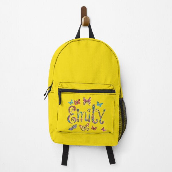 Item preview, Emily Personalized Calligraphy Typography Design with Playful Butterflies designed and sold by bukajart.