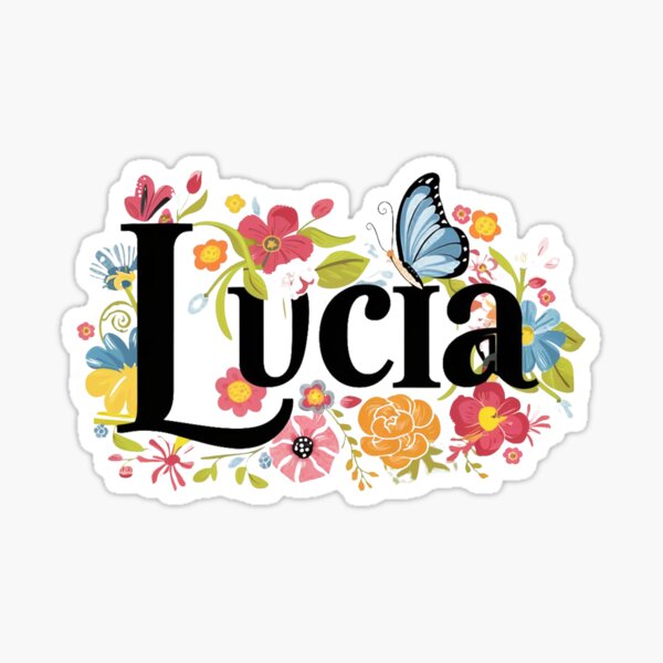 Item preview, lucia name designed and sold by bukajart.