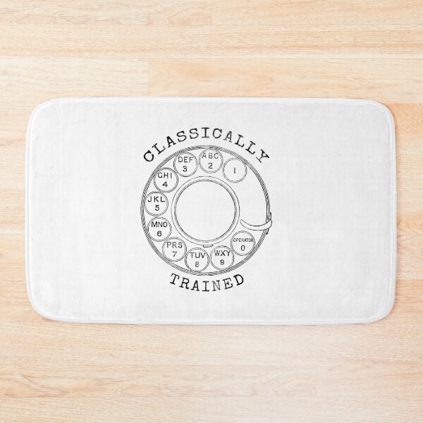 Item preview, Classically Trained Rotary  Phone Dialler Black designed and sold by fullstackphotos.