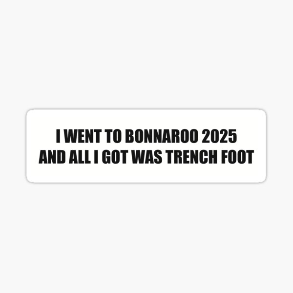 Item preview, Bonnaroo 2025 designed and sold by badwaterparks.