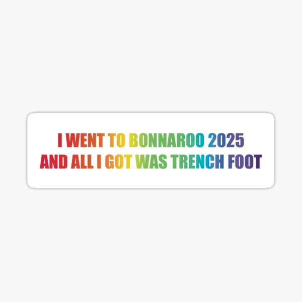 Item preview, Bonnaroo 2025 designed and sold by badwaterparks.
