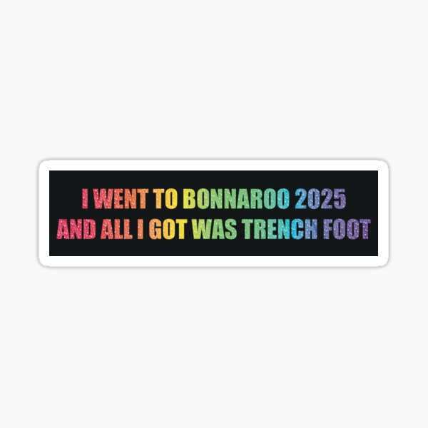 Item preview, Bonnaroo 2025 designed and sold by badwaterparks.