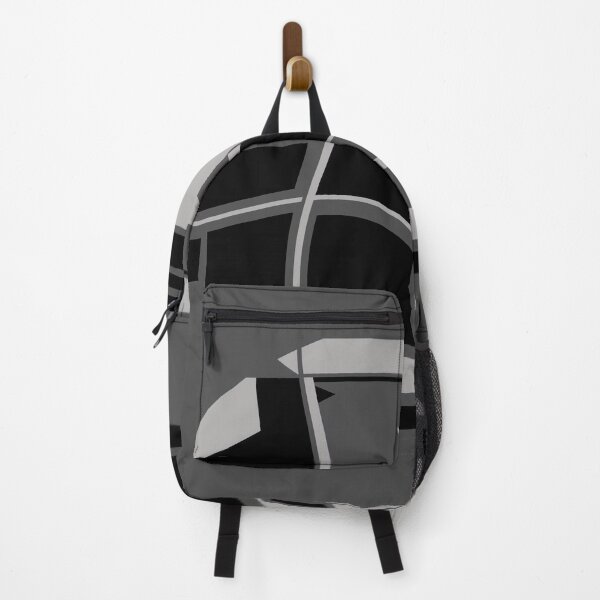 Item preview, Black Gray on Charcoal Geometric Shapes designed and sold by ElasticPixels.