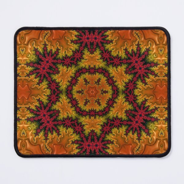 Item preview, Fractal Bloom in Autumn Hues designed and sold by Yolanda Caporn Art.