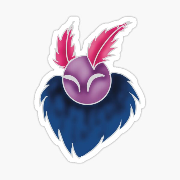 Mothman Bi Head Sticker
