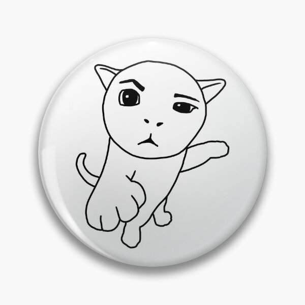 Item preview, Suspiciously Threatening Cat designed and sold by knowee.