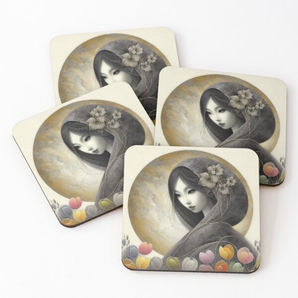 Item preview, Embracing the whispers of the moonlight designed and sold by Beyondnote-Art.