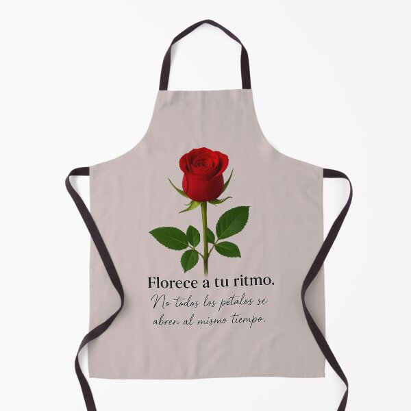 Item preview, Florece a tu ritmo – Rosa roja con frase inspiradora en español designed and sold by YL Designs.