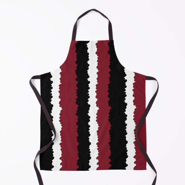 Item preview, Maroon black white wool preppy vertical striped pattern designed and sold by fluffyfamcraft.