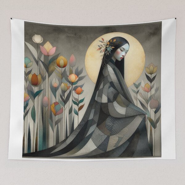 Item preview, Embracing the whispers of the moonlight designed and sold by Beyondnote-Art.