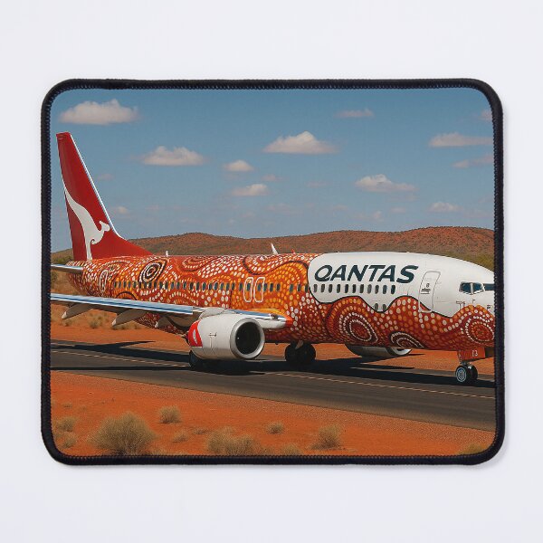 Item preview, Qantas 737 in Yam Dreaming Livery at Alice Springs designed and sold by Skyframe Aviation.