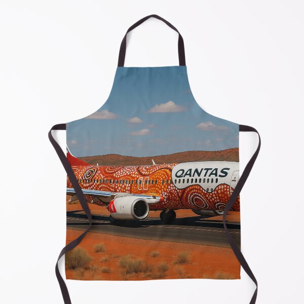 Item preview, Qantas 737 in Yam Dreaming Livery at Alice Springs designed and sold by Skyframe Aviation.