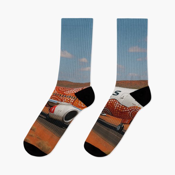 Item preview, Qantas 737 in Yam Dreaming Livery at Alice Springs designed and sold by Skyframe Aviation.