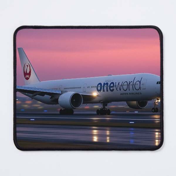 Item preview, Japan Airlines 777 in OneWorld Livery at Dusk designed and sold by Skyframe Aviation.