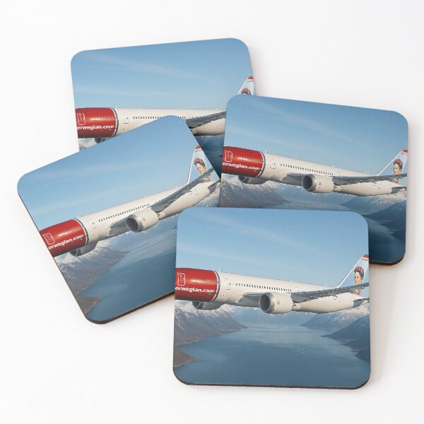 Item preview, Norwegian Air 787 Over the Fjords designed and sold by Skyframe Aviation.