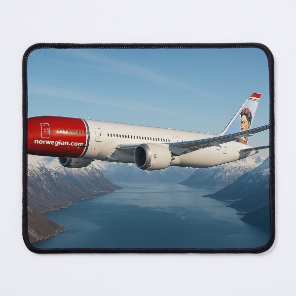 Item preview, Norwegian Air 787 Over the Fjords designed and sold by Skyframe Aviation.