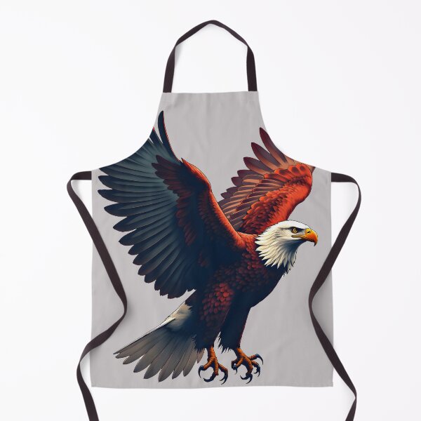 Item preview, Majestic Bald Eagle – Patriotic Gradient Wings Design designed and sold by nhk999.