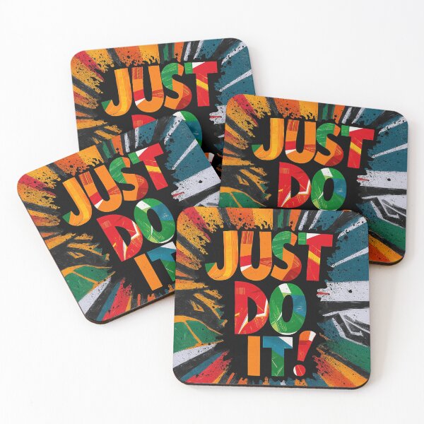 Item preview, JUST DO IT - Colorful Motivation Splash designed and sold by omerckaca.