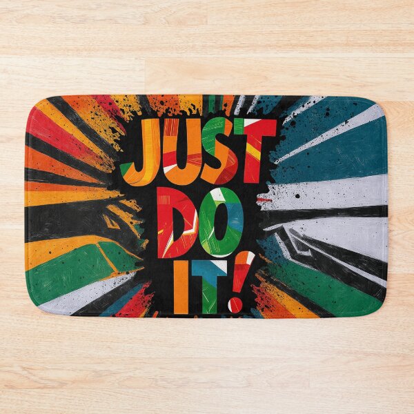 Item preview, JUST DO IT - Colorful Motivation Splash designed and sold by omerckaca.