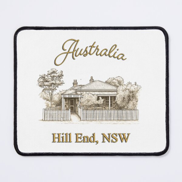 Item preview, Australian Landscapes - Hill End, NSW - Hill End Post Office Sketch designed and sold by Michael van der Hoorn.