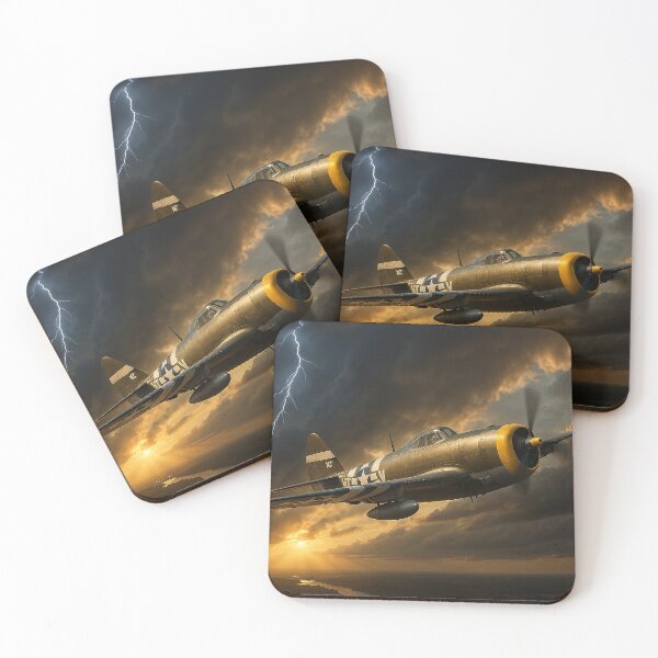 Item preview, P-47 Thunderbolt Strikes Through the Storm designed and sold by Skyframe Aviation.