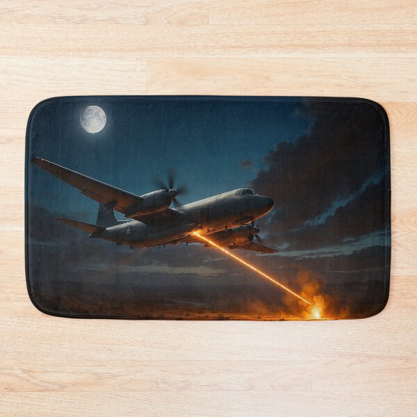 Item preview, AC-130 Gunship Unleashing Fire at Night designed and sold by Skyframe Aviation.
